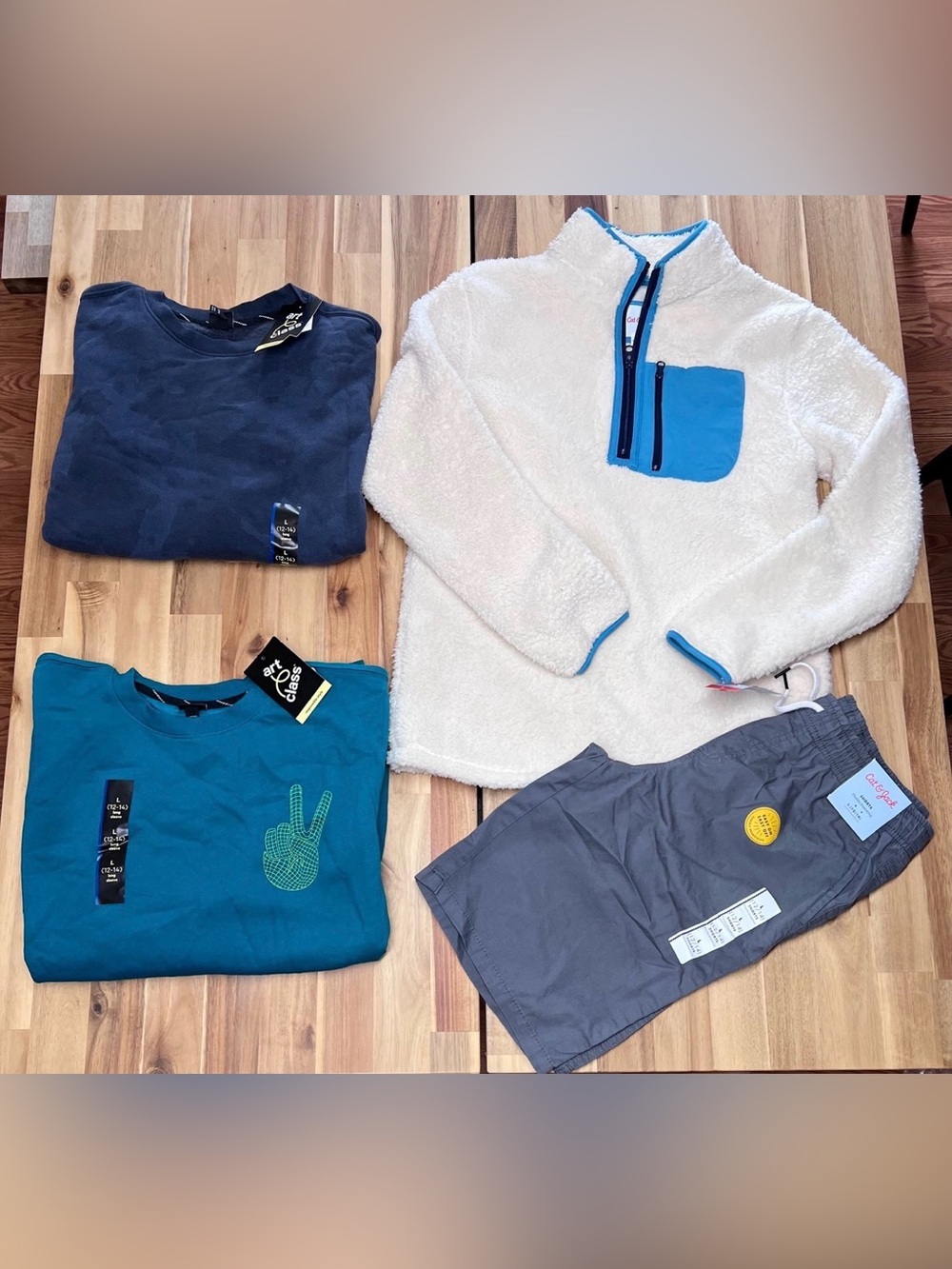 NWT Boys clothes bundle L 12/14